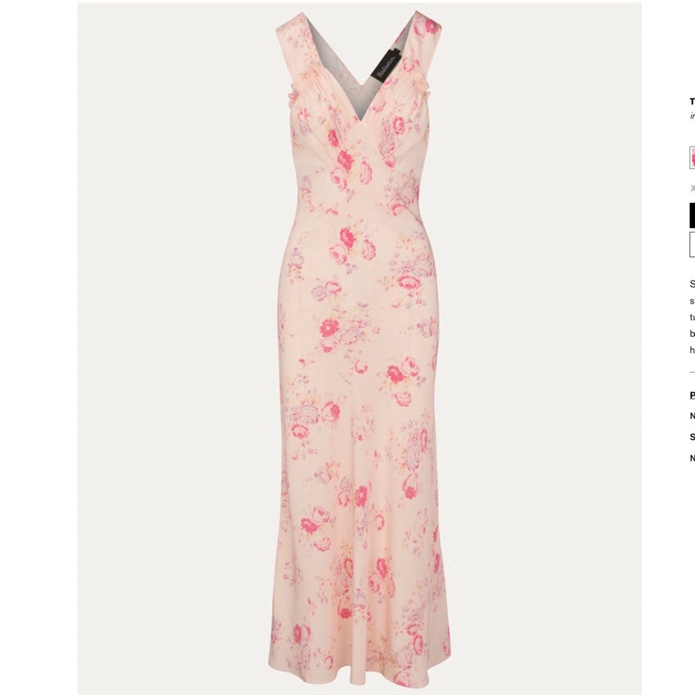 The Ivy Dress | Floral Maxi Dress OPEN TO TRADE FOR XXS ANY REALISATION DRESS!